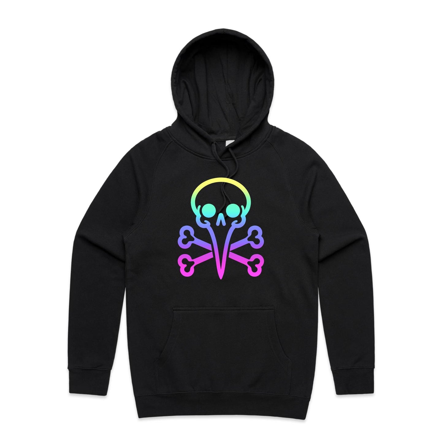 Bin Chicken - Rainbow Skull - Supply Hoodie