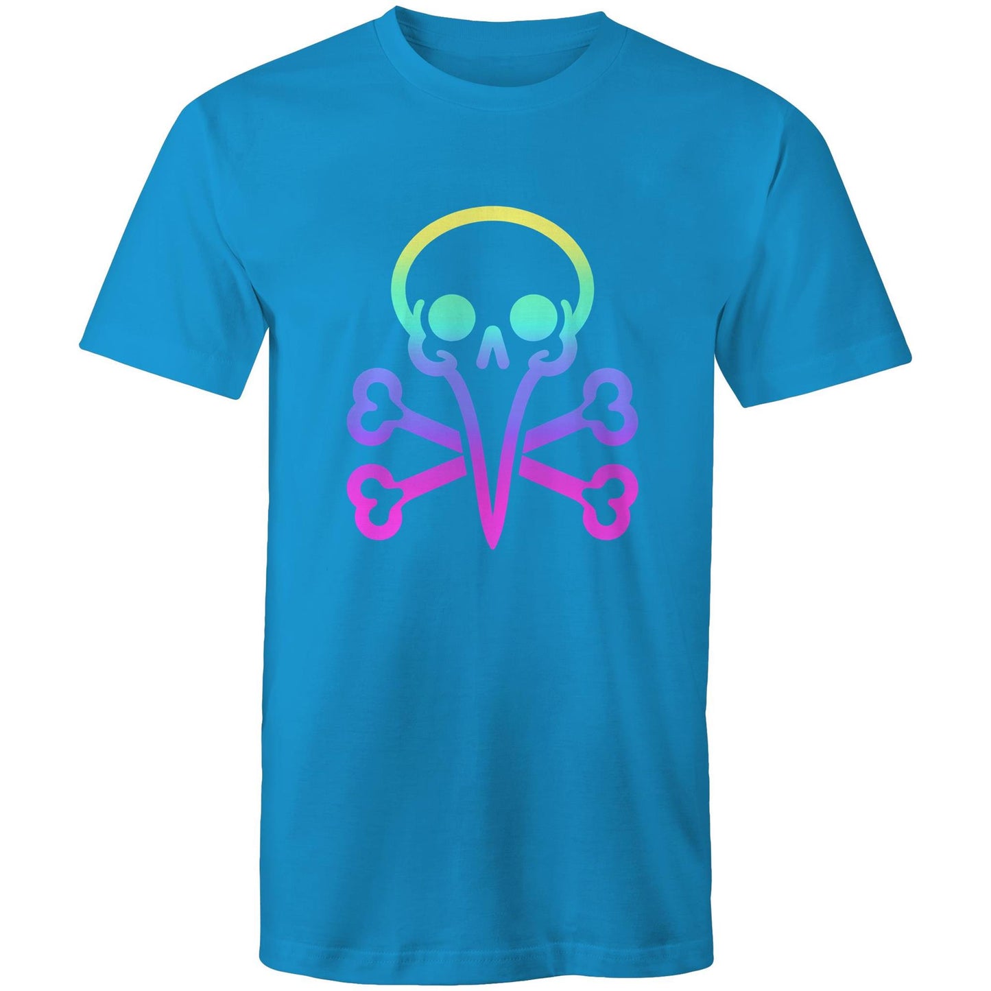 Men's Bin Chicken - Rainbow Skull Tee