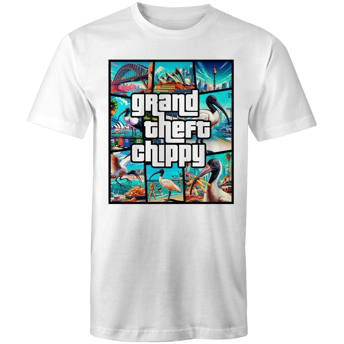 Men's Bin Chicken - Grand Theft Chippy Tee