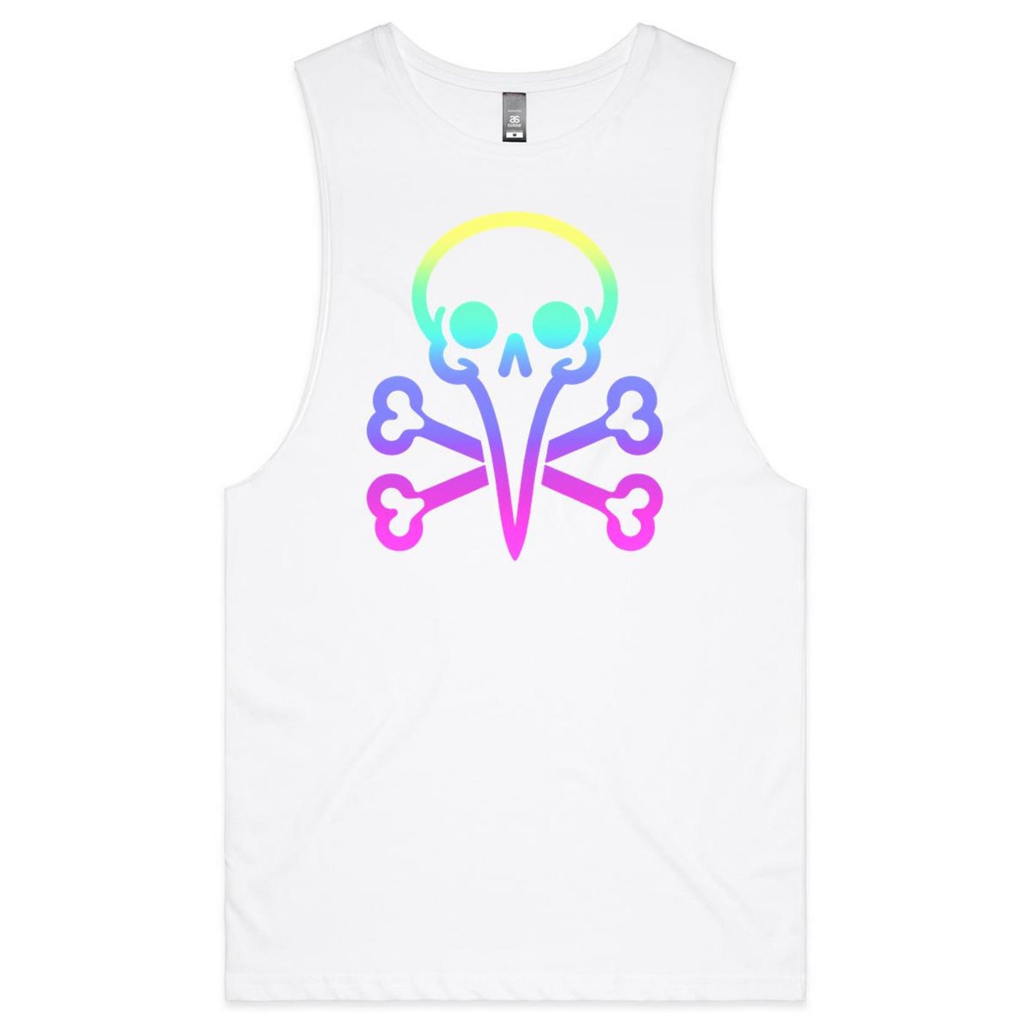 Men's Tank Top - Rainbow Skull