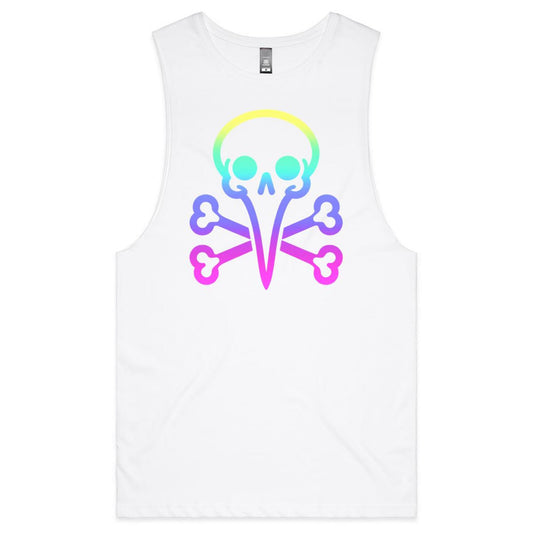 Men's Tank Top - Rainbow Skull