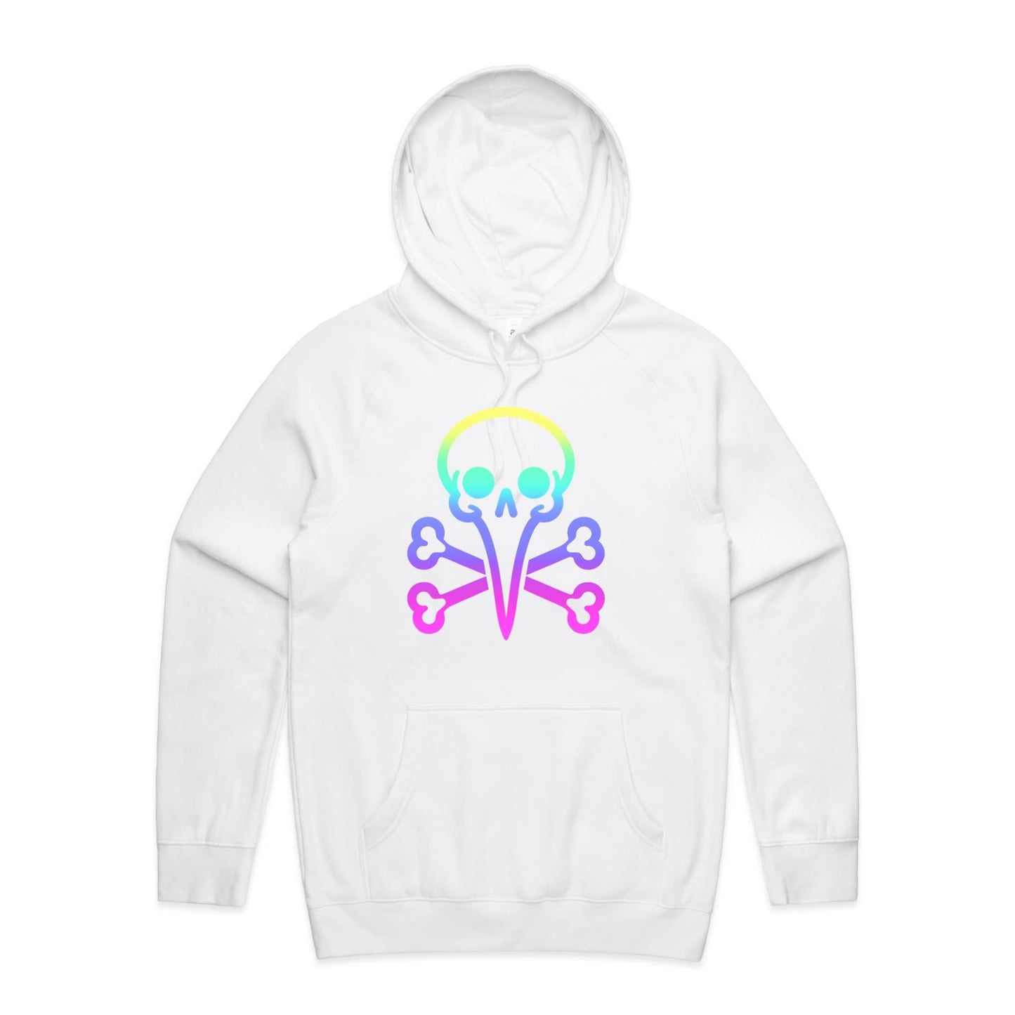 Bin Chicken - Rainbow Skull - Supply Hoodie