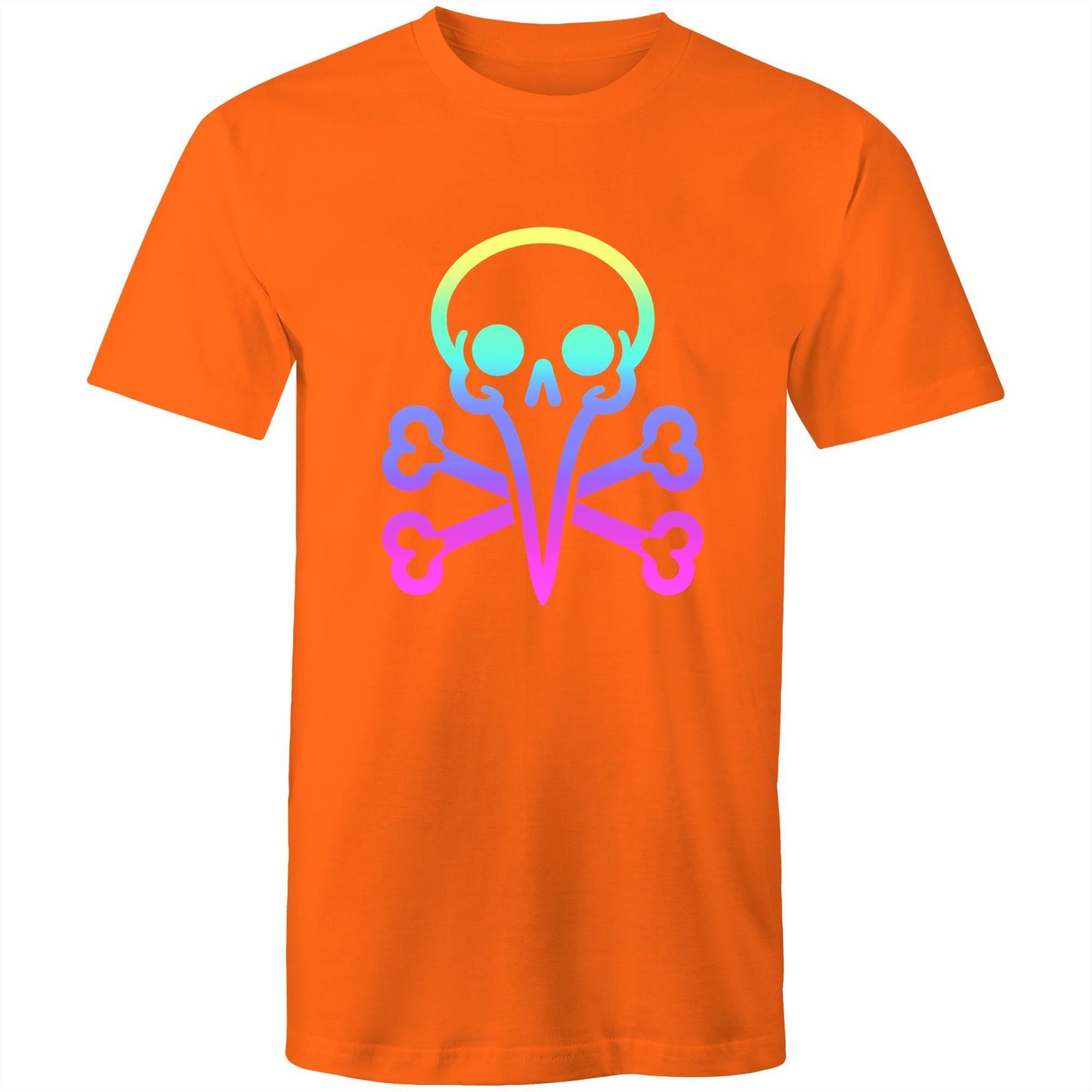 Men's Bin Chicken - Rainbow Skull Tee