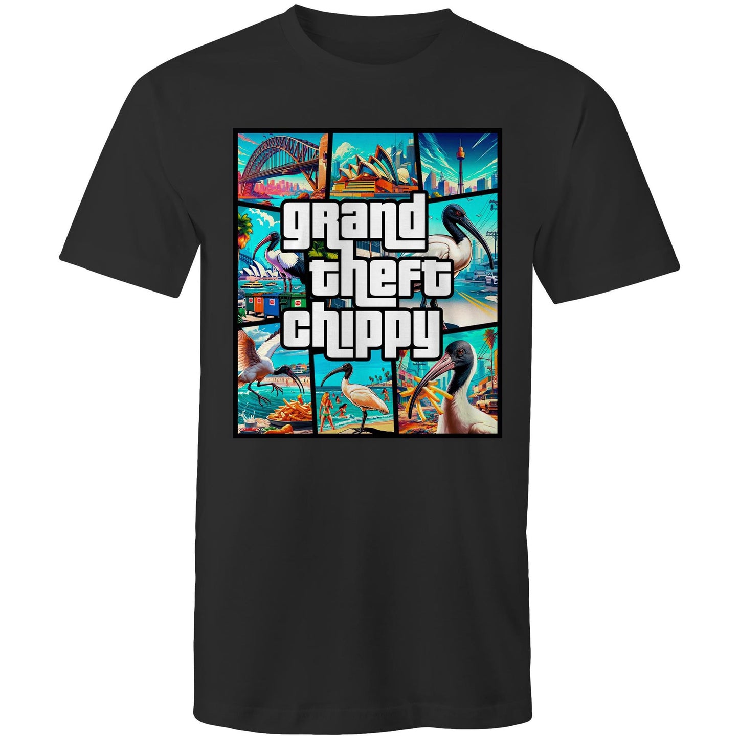 Men's Bin Chicken - Grand Theft Chippy Tee