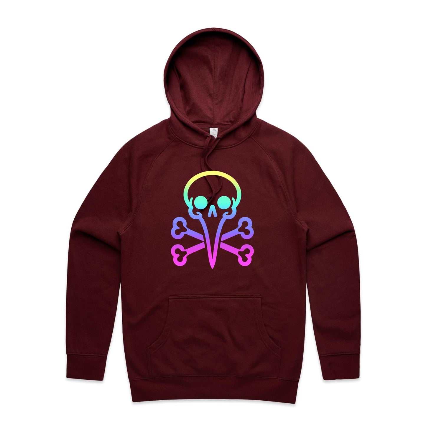 Bin Chicken - Rainbow Skull - Supply Hoodie