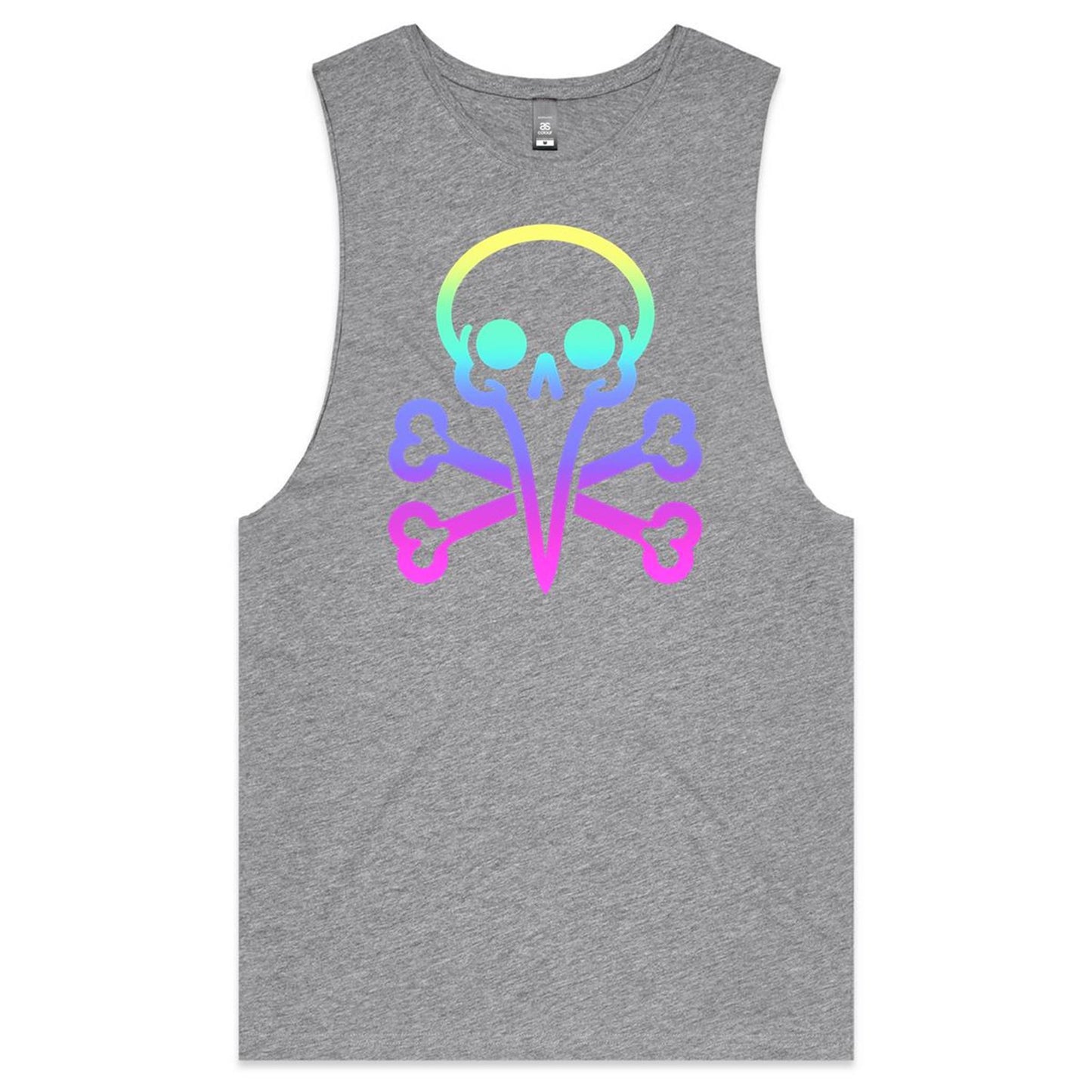 Men's Tank Top - Rainbow Skull