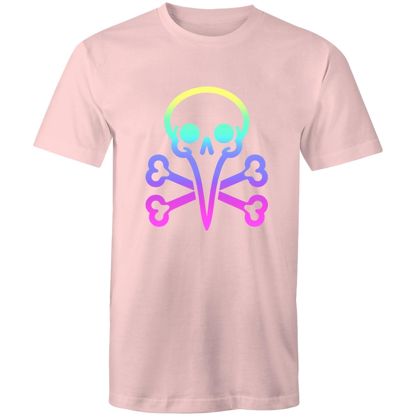 Men's Bin Chicken - Rainbow Skull Tee