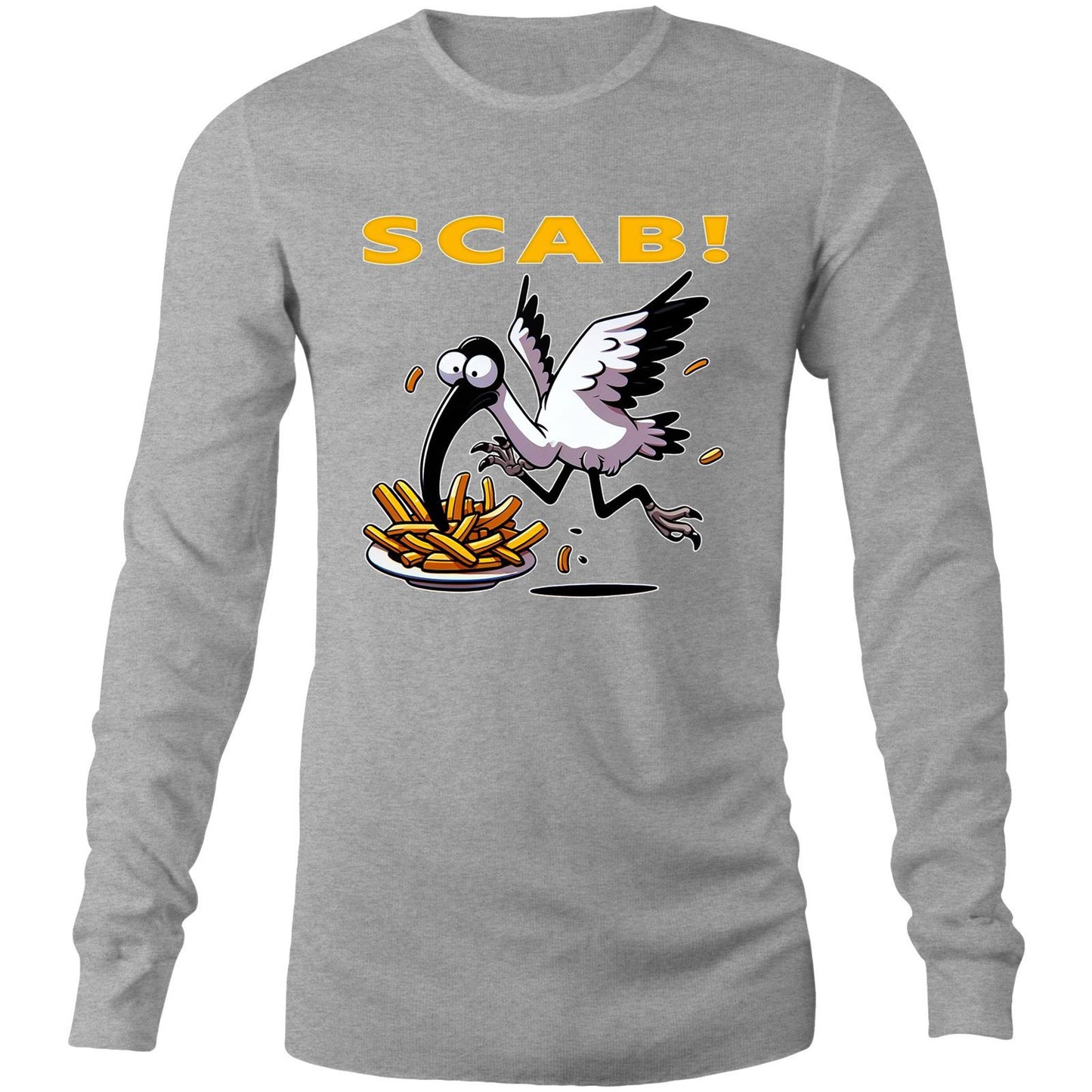 Men's Long Sleeve - Bin Chicken - SCAB! Tee