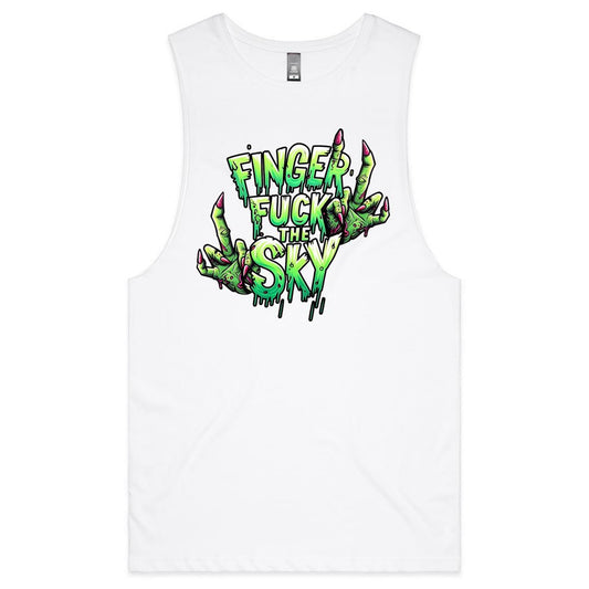 Men's Tank Top - Finger Fuck The Sky