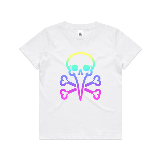 Kids Youth - Rainbow Skull Tee