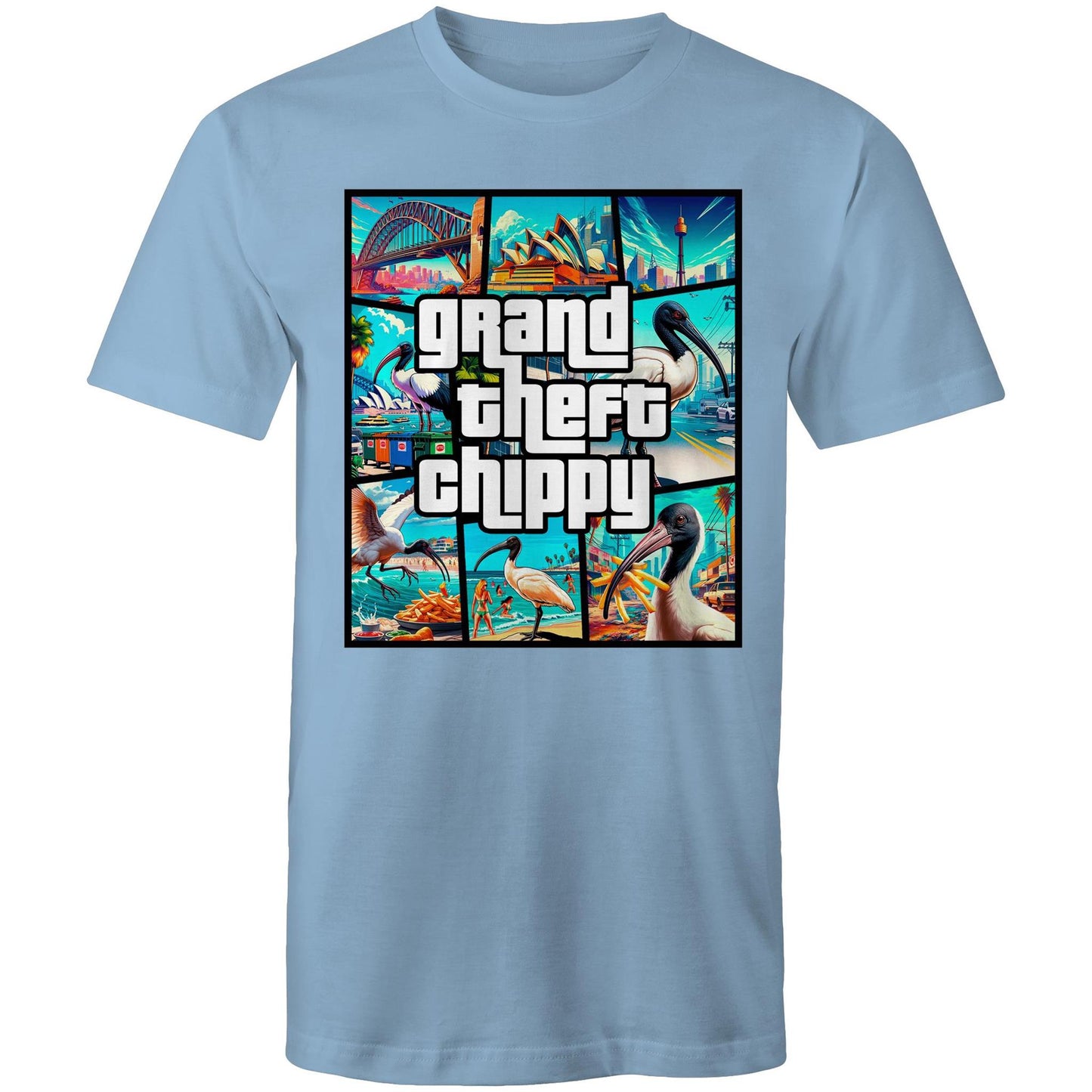 Men's Bin Chicken - Grand Theft Chippy Tee