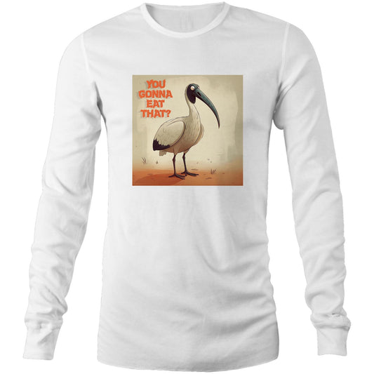 Men's Long Sleeve Bin Chicken - You Gonna Eat That?