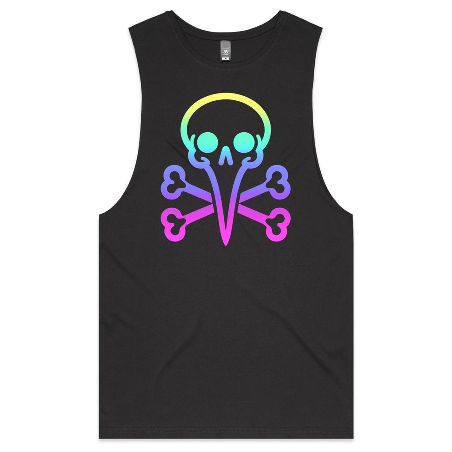 Men's Tank Top - Rainbow Skull