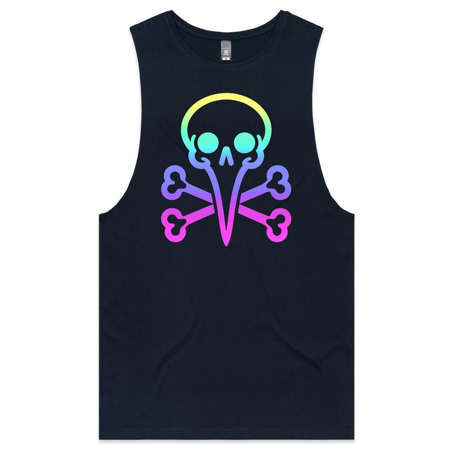 Men's Tank Top - Rainbow Skull