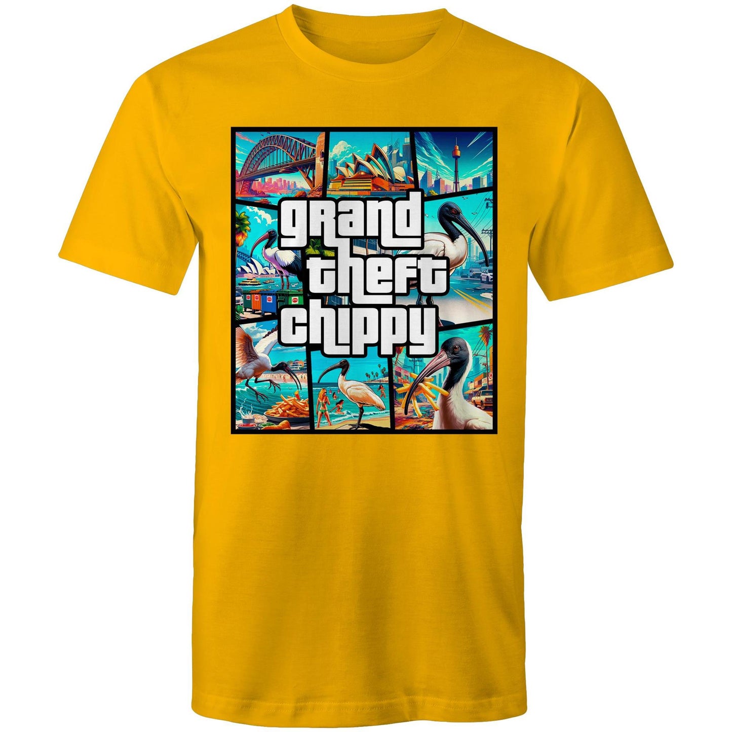 Men's Bin Chicken - Grand Theft Chippy Tee