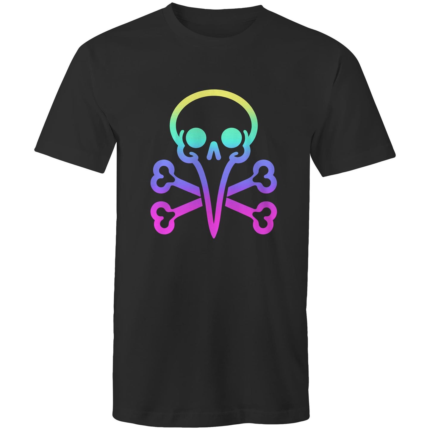 Men's Bin Chicken - Rainbow Skull Tee