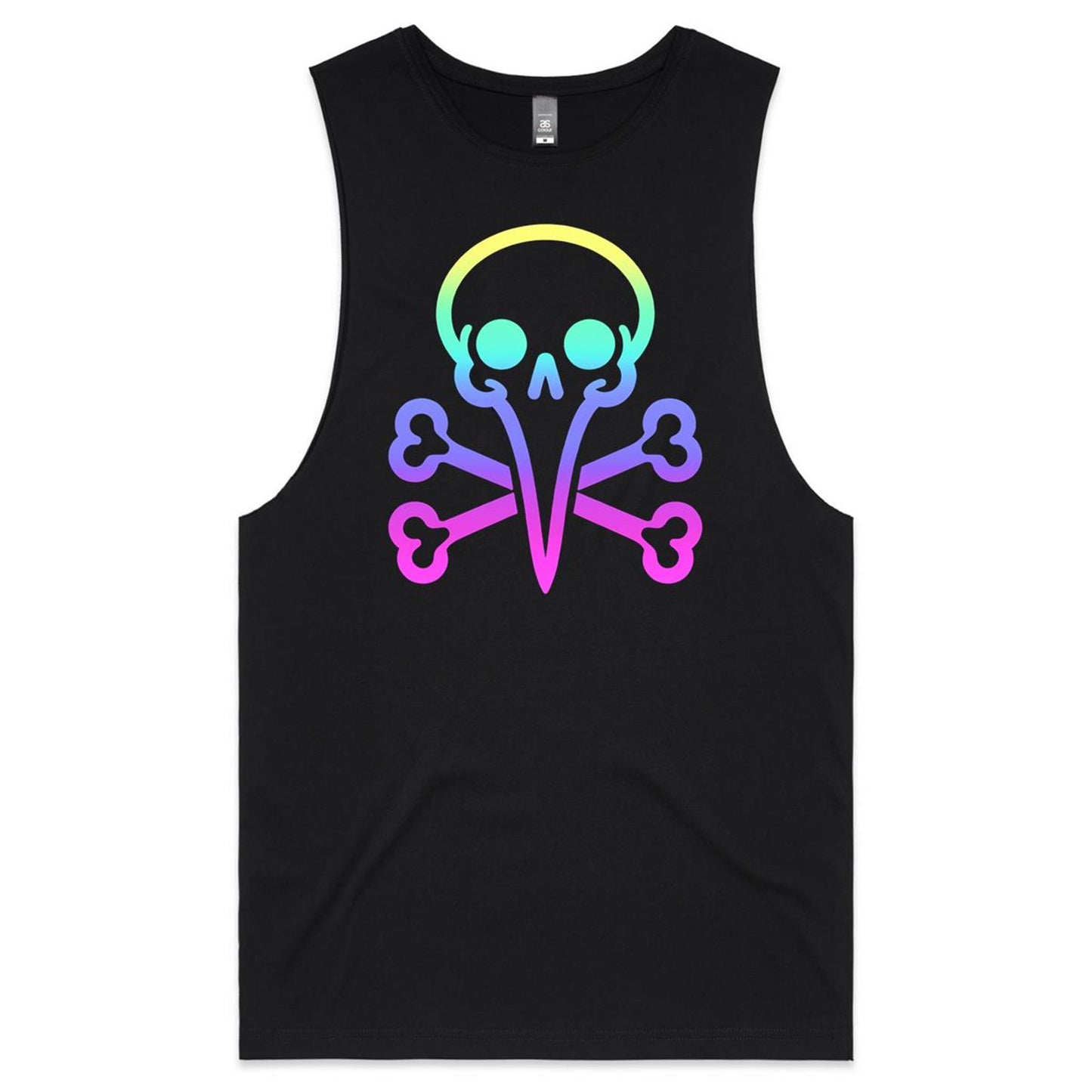 Men's Tank Top - Rainbow Skull