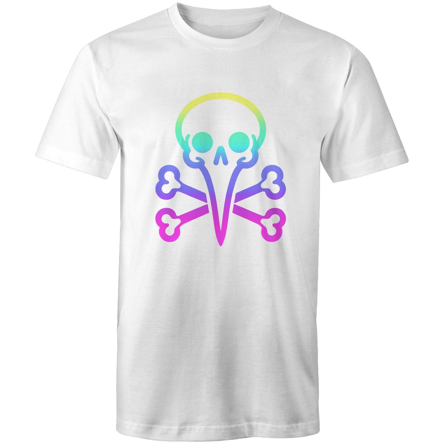 Men's Bin Chicken - Rainbow Skull Tee