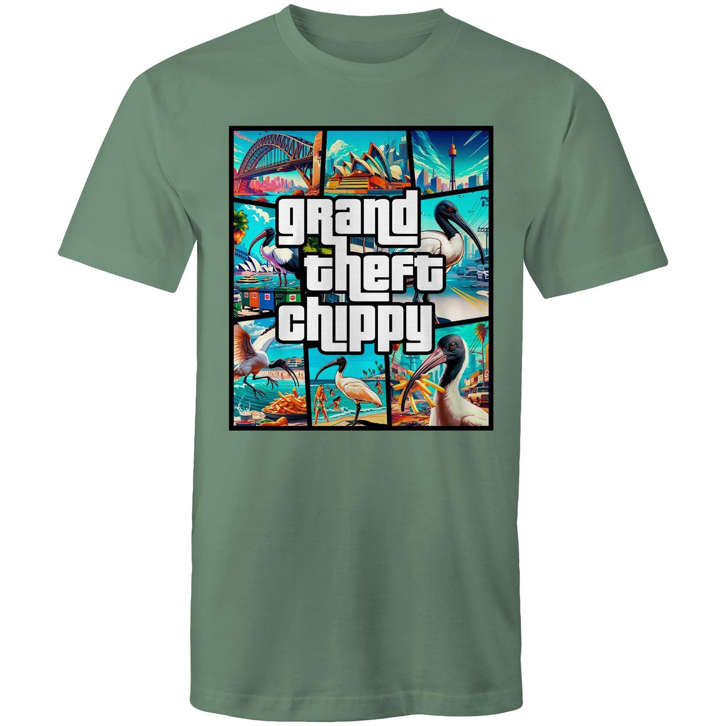 Men's Bin Chicken - Grand Theft Chippy Tee