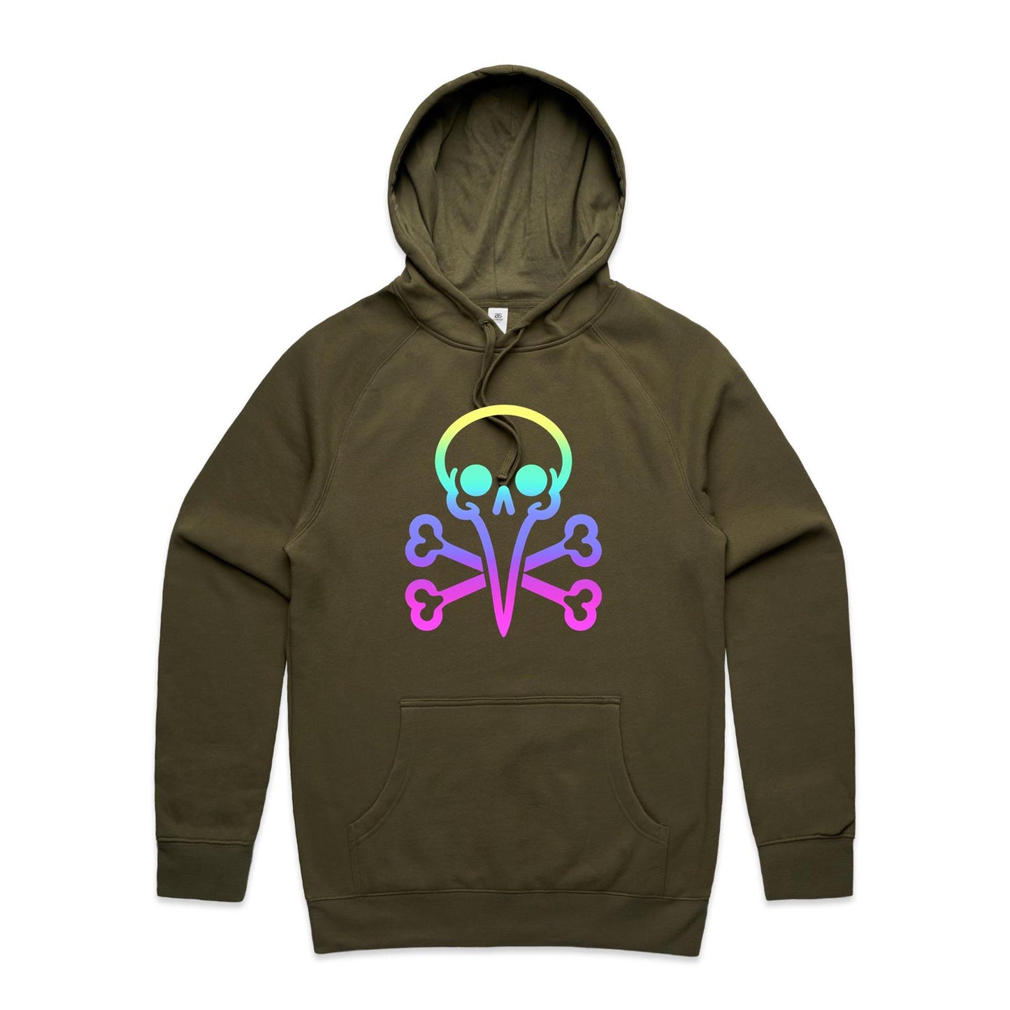 Bin Chicken - Rainbow Skull - Supply Hoodie