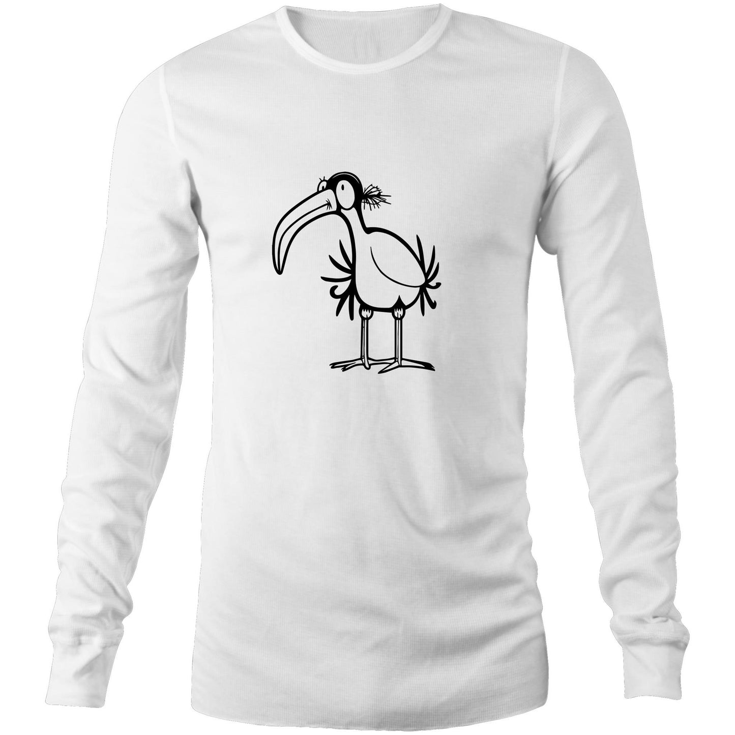 Men's Long Sleeve Bin Chicken Bimbo Tee