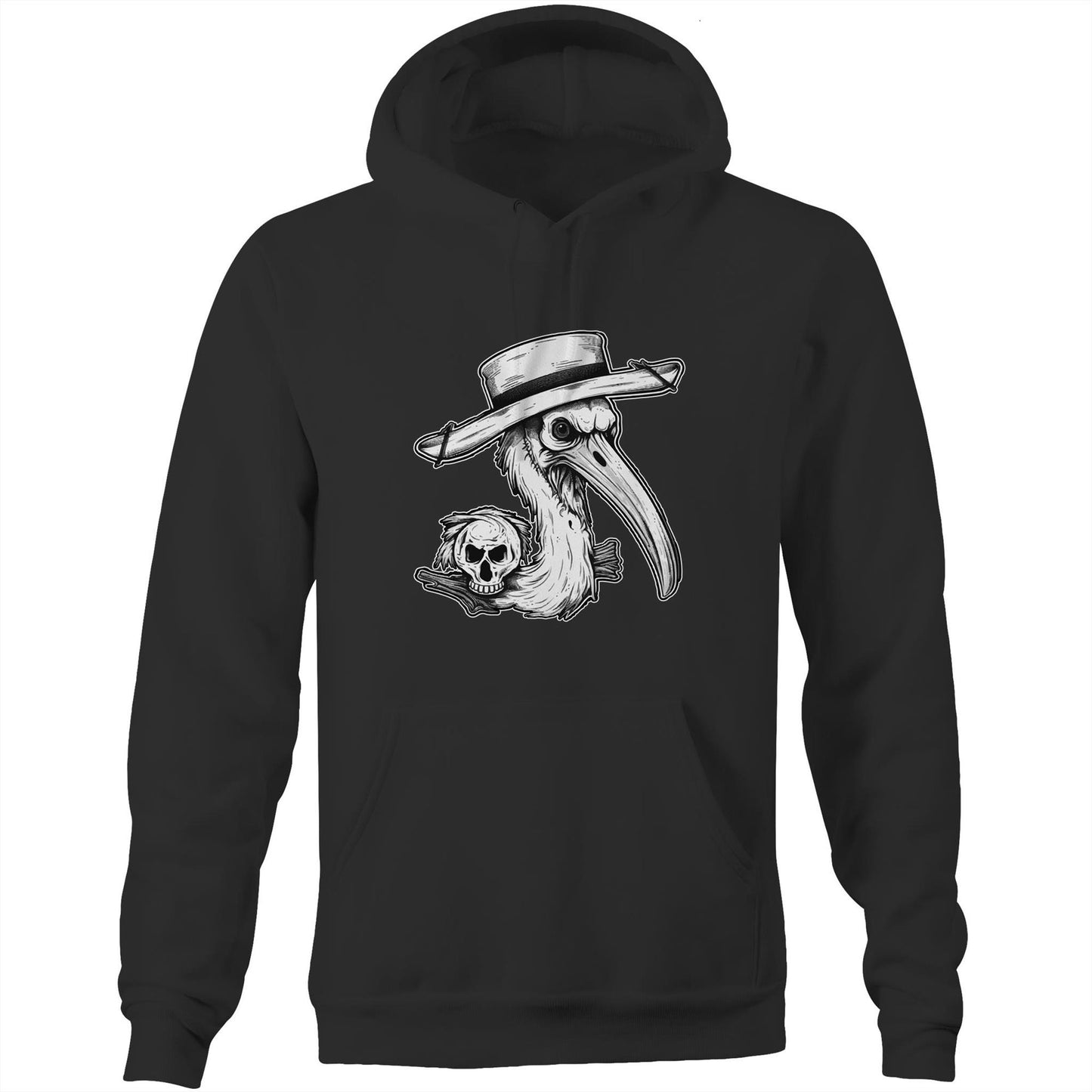 Bin Chicken - Ruff Around The Edges - Pocket Hoodie