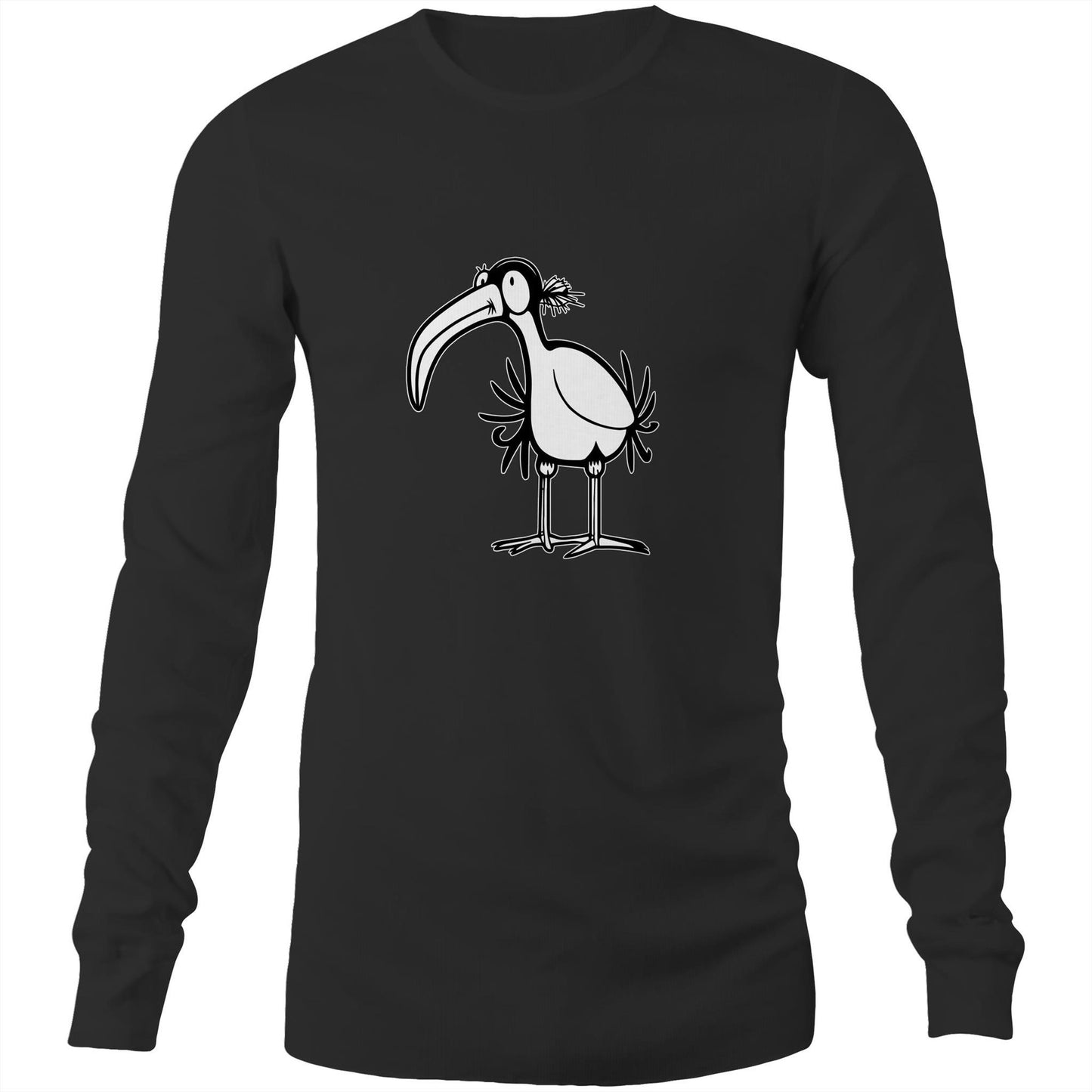 Men's Long Sleeve Bin Chicken Bimbo Tee