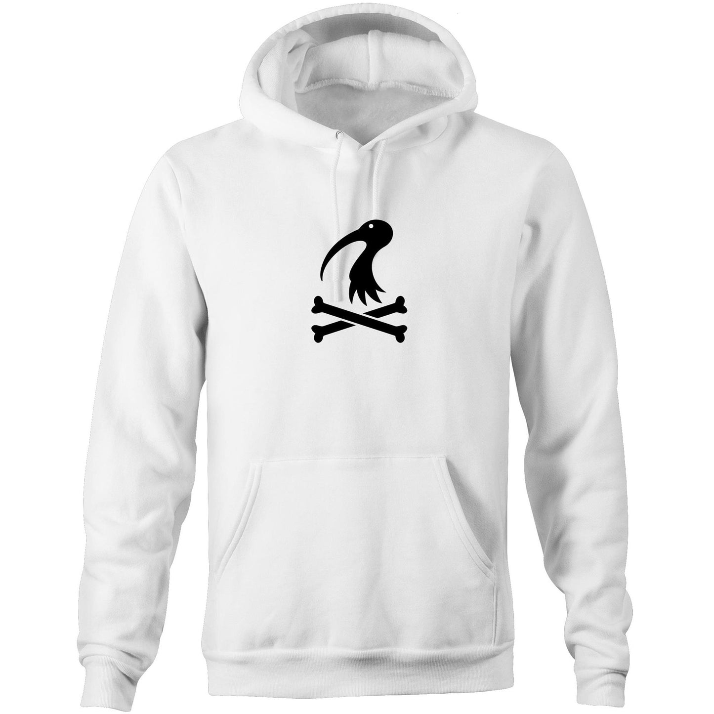 Bin Chicken Cross Bones - Pocket Hoodie